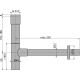 AlcaPlast mosdószifon (ALC-A402)