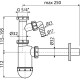 AlcaPlast mosdószifon (ALC-A430P)