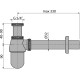AlcaPlast mosdószifon (ALC-A431)