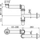 AlcaPlast mosdószifon (ALC-A434)