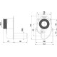 AlcaPlast vizelde szifon (ALC-A45B)