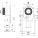 AlcaPlast vizelde szifon (ALC-A45C)