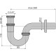 AlcaPlast bidészifon (ALC-A45E)