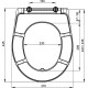 AlcaPlast wc-ülőke (ALC-A601)