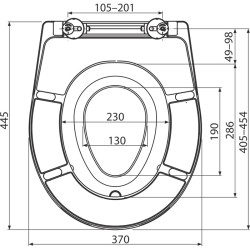 AlcaPlast wc-ülőke (ALC-A603)