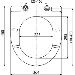 AlcaPlast wc-ülőke (ALC-A66)
