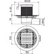 AlcaPlast padlóösszefolyó (ALC-APV103)