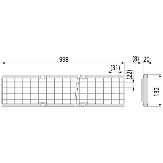 AlcaPlast folyóka (ALC-AVZ102-R103)