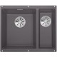 Blanco Subline 340/160-U  gránit mosogatótálca (523549)