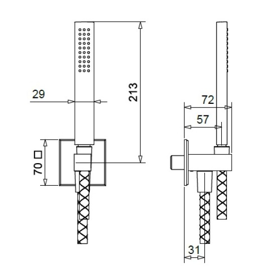 Bugnatese Atelier zuhanyszett (19721)
