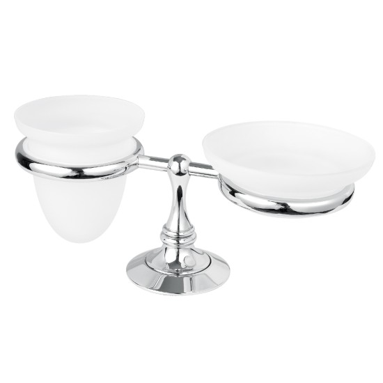 Bugnatese Complementi D'Arredo álló szappan és pohártó szett (24801)