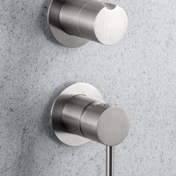 Bugnatese Kirvy Steel falba építhető kádcsaptelep (9072)