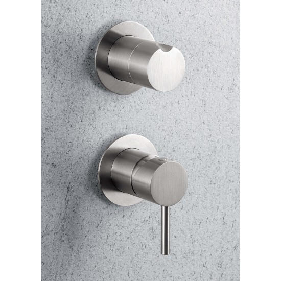 Bugnatese Kirvy Steel falba építhető kádcsaptelep (9072)