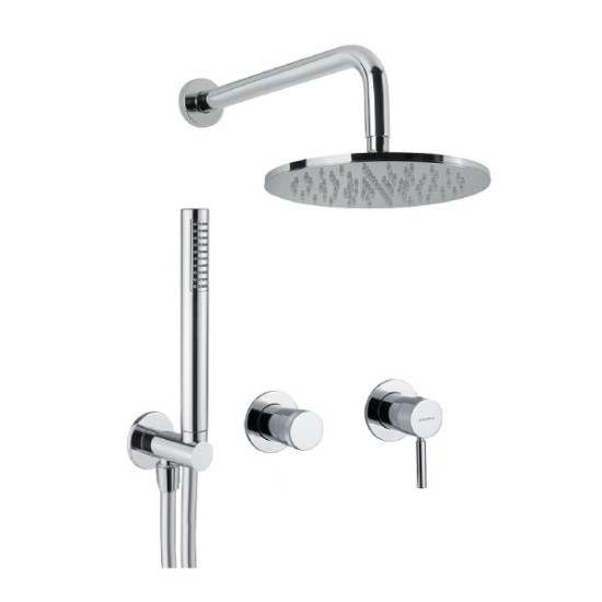 Bugnatese Kobuk falba építhető zuhany csaptelep szett (2201H)