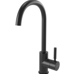 Bugnatese Kobuk matt fekete magasított mosdó csaptelep (2217NE)