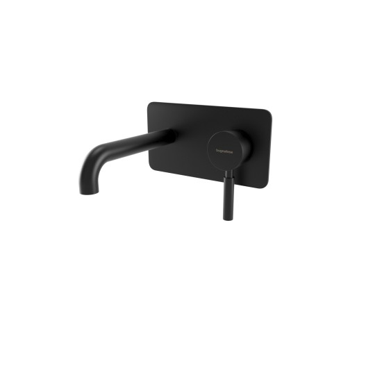 Bugnatese Kobuk matt fekete fali mosdó csaptelep (2243NE)