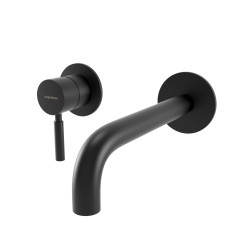 Bugnatese Kobuk matt fekete fali mosdó csaptelep (2245NE)