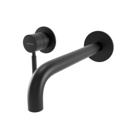 Bugnatese Kobuk matt fekete fali mosdó csaptelep (2246NE)