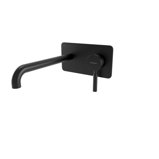 Bugnatese Kobuk matt fekete fali mosdó csaptelep (2247NE)