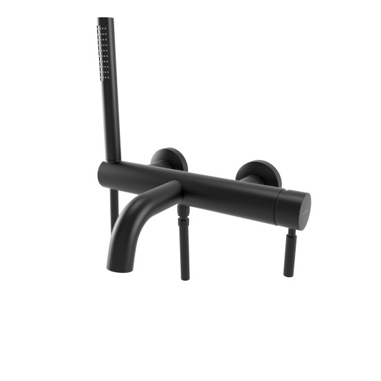 Bugnatese Kobuk matt fekete kádtöltő-és zuhany csaptelep (2290NE)