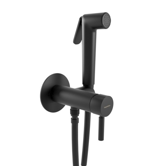 Bugnatese Kobuk matt fekete fali bidé csaptelep (2293NE)