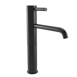 Bugnatese Kobuk matt fekete magasított mosdó csaptelep (2317SCNE)