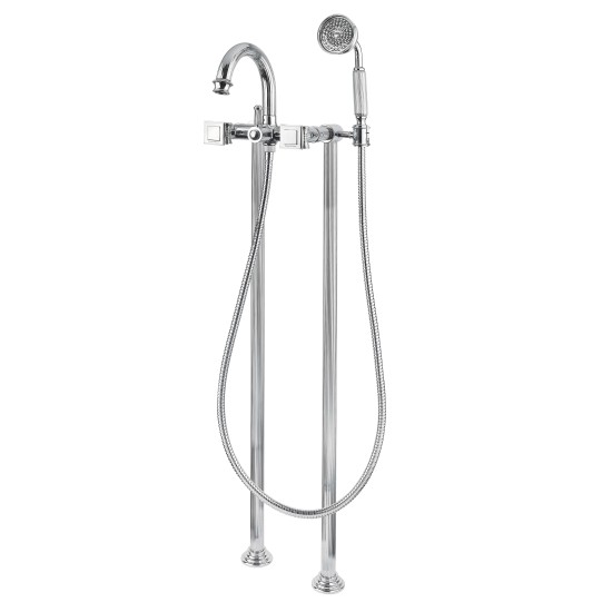 Bugnatese Olympia álló kádtöltő-és zuhany csaptelep (8402P)