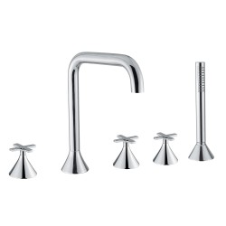 Bugnatese Orion 5 lyukas kádtöltő-és zuhany csaptelep (5580)