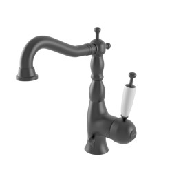 Bugnatese Oxford matt fekete mosdó csaptelep (6313NE)