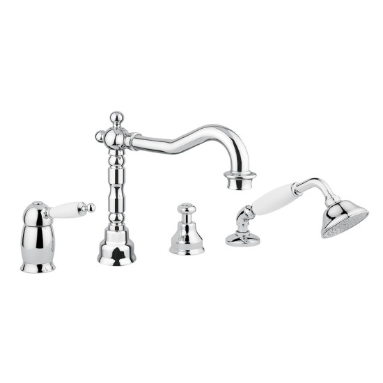 Bugnatese Oxford 4 lyukas kádtöltő-és zuhany csaptelep (6355)