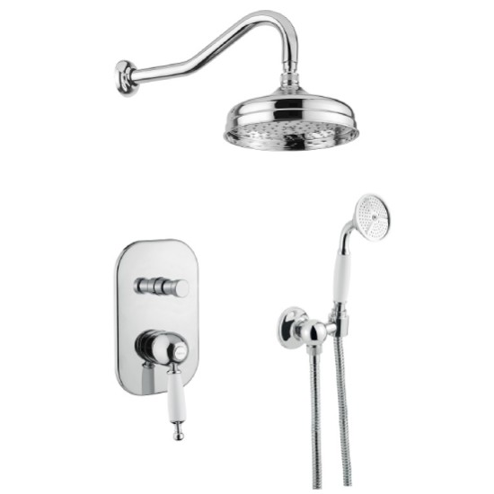 Bugnatese Oxford falba építhető zuhany csaptelep szett (6374)