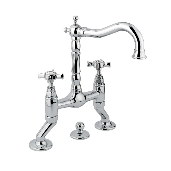 Bugnatese Princeton 3 lyukas mosdó csaptelep (815)