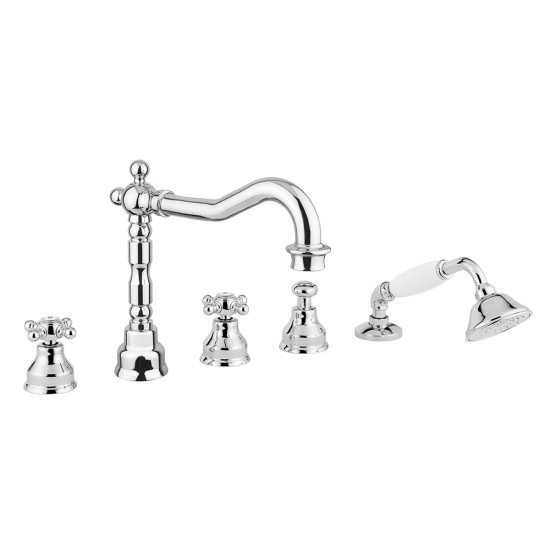 Bugnatese Revival 5 lyukas kádtöltő-és zuhany csaptelep (480)