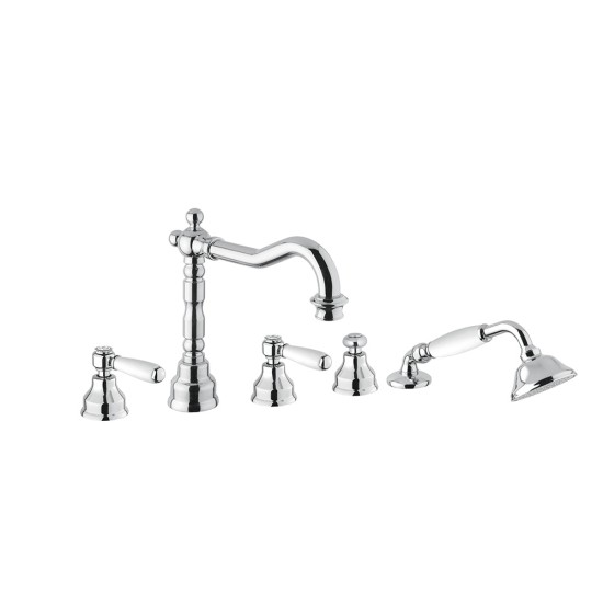 Bugnatese Revival Uni 5 lyukas kádtöltő-és zuhany csaptelep (480U)