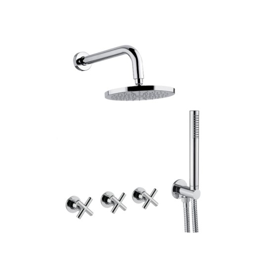 Bugnatese Rodos falba építhető zuhany csaptelep szett (7327)