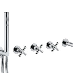 Bugnatese Rodos falba építhető kádtöltő-és zuhany csaptelep szett (7319)