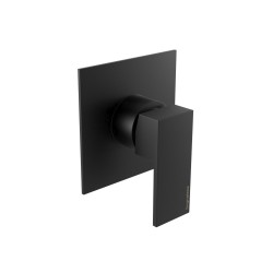 Bugnatese Tetris matt fekete falba építhető zuhany csaptelep (9130NE)