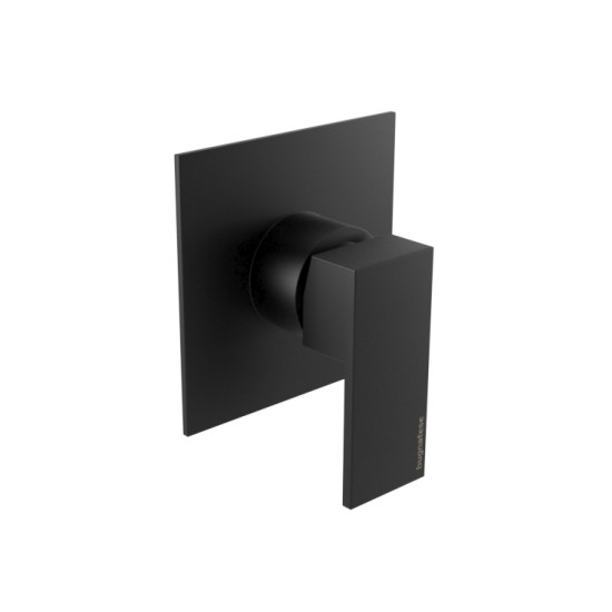 Bugnatese Tetris matt fekete falba építhető zuhany csaptelep (9130NE)