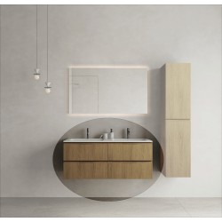 CODE 120D függesztett alsószekrény, Honey Oak szín, fekete fogantyú 120x46x50 (20 40 24 12 00 85)