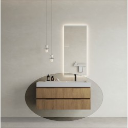 CODE 120J függesztett alsószekrény, Honey Oak szín, fekete fogantyú 120x46x50 (20 40 24 12 12 85)