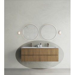 CODE 140 függesztett alsószekrény, Honey Oak szín, fekete fogantyú 140x46x50 (20 40 24 14 00 85)