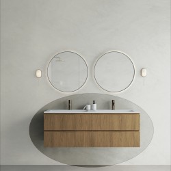 CODE 140 függesztett alsószekrény, Honey Oak szín, fekete fogantyú 140x46x50 (20 40 24 14 00 85)