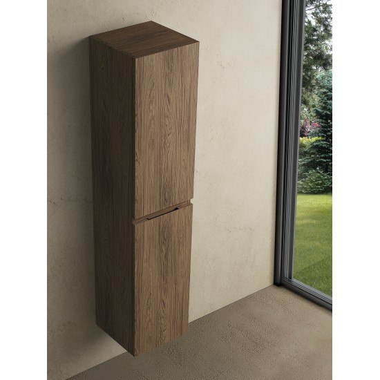 CODE 160 jobbos fali szekrény, Brown Oak szín, fekete fogantyú 160x35x35 (20 50 02 16 12 86)