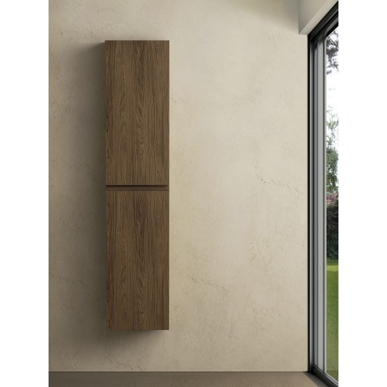 CODE 160 jobbos fali szekrény, Brown Oak szín, fekete fogantyú 160x35x35 (20 50 02 16 12 86)