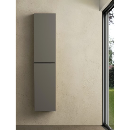 CODE 160 jobbos fali szekrény, Dark Taupe szín, fekete fogantyú 160x35x35 (20 50 02 16 12 74)