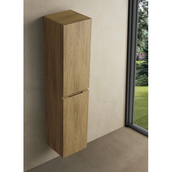 CODE 160 jobbos fali szekrény, Honey Oak szín, fekete fogantyú 160x35x35 (20 50 02 16 12 85)