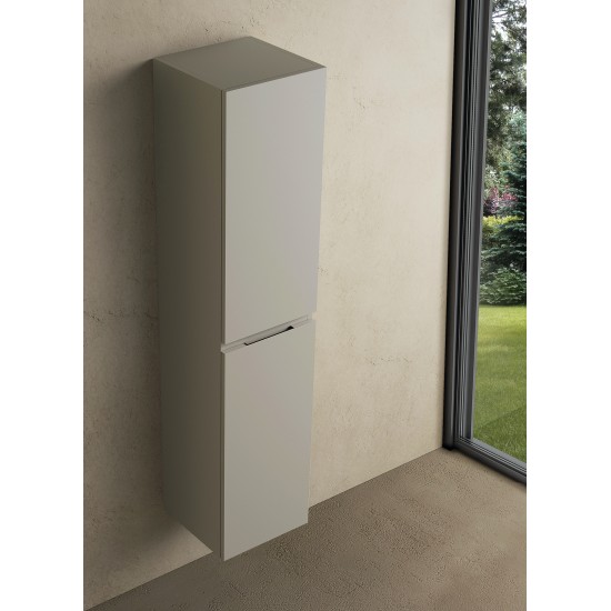 CODE 160 balos fali szekrény, Light Taupe szín, fekete fogantyú 160x35x35 (20 50 02 16 13 75)