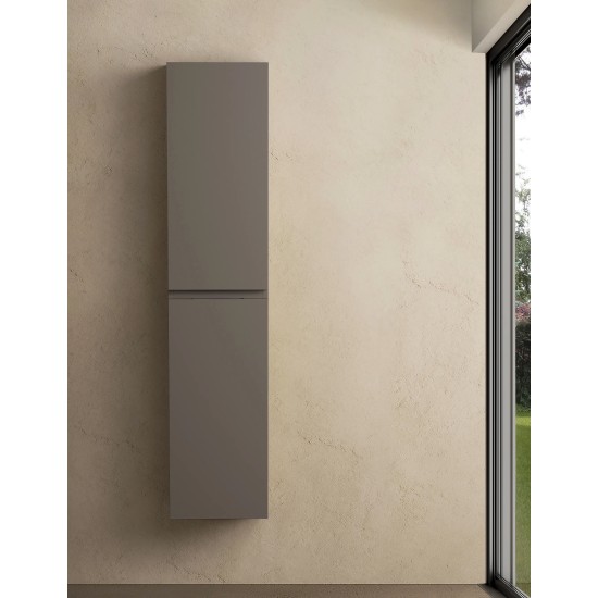 CODE 160 jobbos fali szekrény, Dark Taupe szín, fekete fogantyú 160x35x15 (20 51 02 16 12 74)