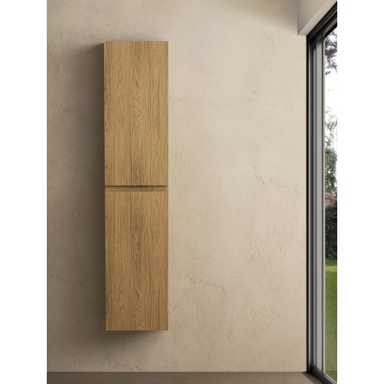 CODE 160 jobbos fali szekrény, Honey Oak szín, fekete fogantyú 160x35x15 (20 51 02 16 12 85)