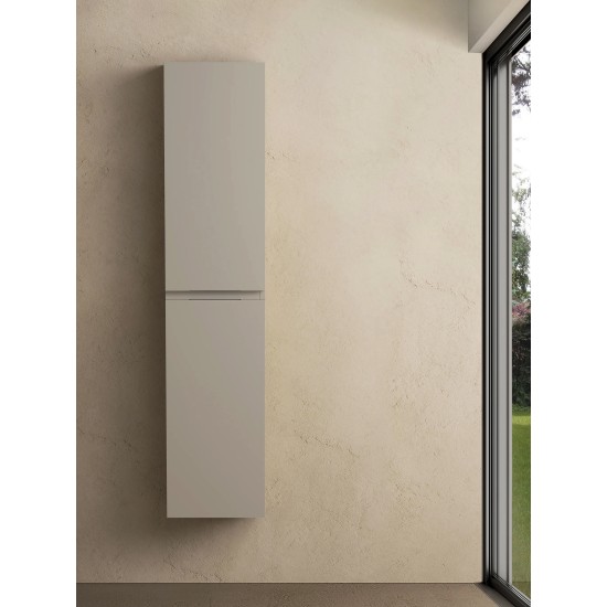 CODE 160 jobbos fali szekrény, Light Taupe szín, fekete fogantyú 160x35x15 (20 51 02 16 12 75)